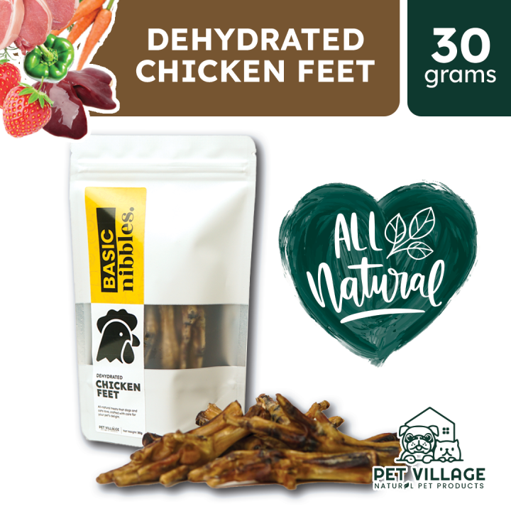 Pet Village - Dehydrated Chicken Feet | Basic Nibbles | Lazada PH