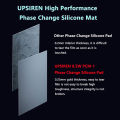 Upsiren 8.5W PCM-1 giai đoạn thay đổi đệm Silicone hiệu suất cao bền thích hợp cho CPU/văn phòng/trò chơi/nhà. 