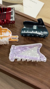 Fashion Music Note Hair Claw Clip With Practical Acrylic Barrettes Stylish Hairpin Women Hairpin Gift For Musicians