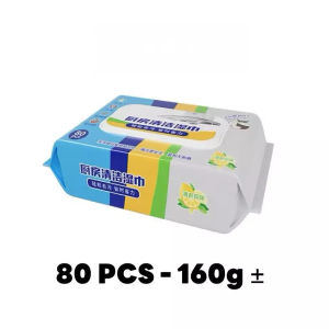 3PACK 240PCS Kitchen Wet Wipes Disposable Cleaning Wipes Lemon Scent for Grease Oil Food Residue Countertop Dining Table Sink Stove