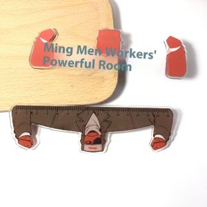 SW mới "Hình Cai Trị" Học sinh sáng tạo cá tính thước văn phòng phẩm "công nhân của chúng tôi có quyền lực" đa chức năng