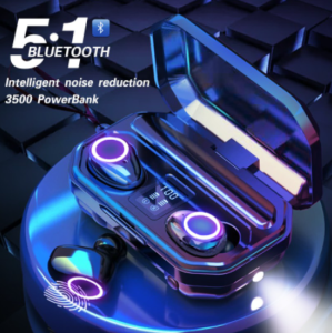 Ready Stock Asli Tws 5.0 Earphone Bluetooth Earbud Nirkabel Tampilan Led Kontrol Sentuh Headset Earphone