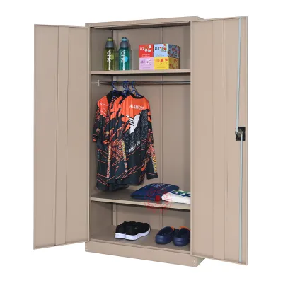 Steel Full Height Wardrobe with Swinging Door / Home & Office Cabinet - Wardrobe (Free Delivery Klang Valley / KL)