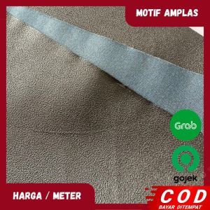 Kulit Motif Amplas Per Meter Jok Motor Mobil Lapisan Gulungan Kualitas Premium PU Leather Murah