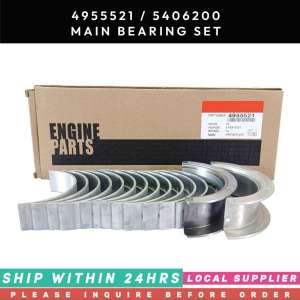 4955521 / 5406200 MAIN BEARING [LOCAL STOCK / LOCAL SUPPLIER] 3978818 3978820 3978822 3978824 [14PCS/SET] FOR CUMMINS & HYUNDAI
