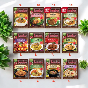 Bamboe 36gr Bumbu Kare Spice Mix For Javanese Curry Bumbu Instan Nasi Goreng Soto Daging Nasi Kuning Rawon Opor Kare