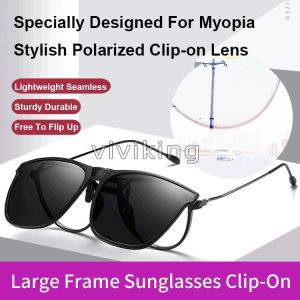 【Hot Selling】Large Frame Sunglasses Clip-On