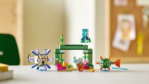 kids toys new figures Minifigures Compatible with LEG0 building blocks minecraft toy MC STEVE[1136 People Collection ] Compatible with 21180 Minecraft Guardians Battle Childrens Educational Building Blocks Chinese Bricks Toy 60156