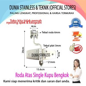 Roda Atas Single Kupu bengkok