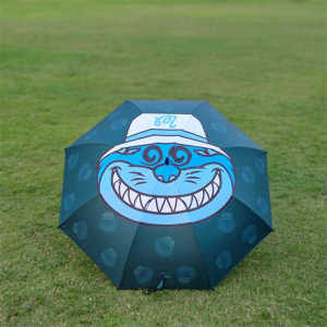 Cat Golf Umbrella Double-layer Wear-resistant Rain-proof Sunscreen Material Spring and Summer Automatic Manual Business Reception 99% UV Protection
