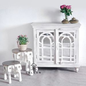 Celson By Sonamm Singh (SG Seller ) Ellma Carved Wooden Cabinet
