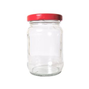 HISHON Glass Jar Stainless Lid | Jar Selai | Toples Bumbu Kaca Cantik