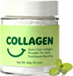 Collagen Powder for Gums Smile Strengthening Collagen Powder for Gums and Teeth Hydroxyapatite Toothpaste Care Powders Protect Gum (1)