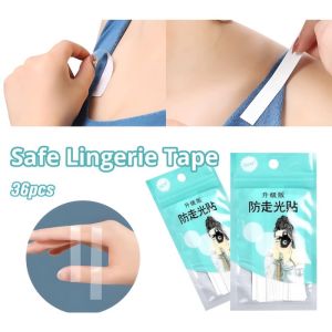 36Pcs/Pack Underwear Strap Anti-slip Double Sided Tape Clothing Adhesive for Women Body Skin