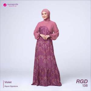 Raunapride Gamis Rayon Signature / RGD -138 / Fashion Muslim Terbaru