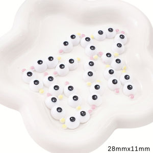 5-20pcs Acrylic Dễ thương Sặc Sỡ miếng che mắt kính ngôi sao hạt cho Teddy gấu Búp bê thủ công tự làm trẻ em Đồ chơi trẻ em mắt phụ kiện