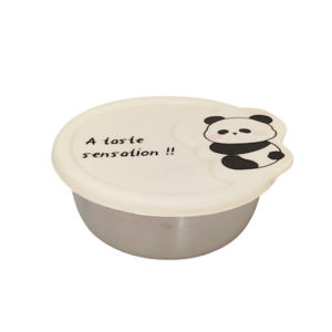 Seasoning Box with Stainless Steel Containers and Animal Lids for Condiments and Sauces