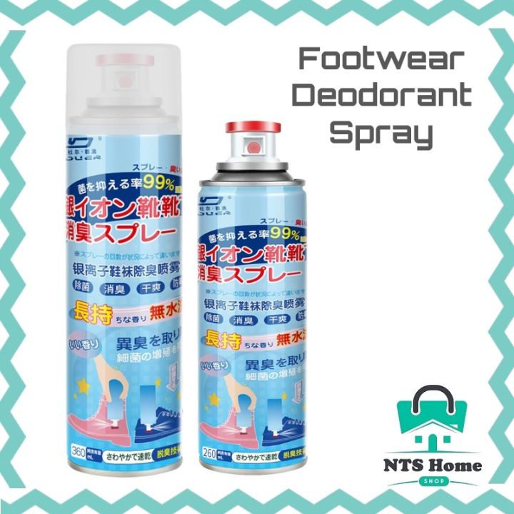 Shoe Deodorant Spray Odor Remove Anti Bacterial Lazada