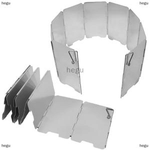 [COD] hegu Ngoài trời cắm trại bếp đặt nồi phụ kiện kính chắn gió với pin 9 cái của Mini kính chắn gió với túi vải