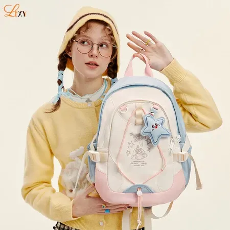LEXY%20Tas%20Ransel%20Wanita%20Tas%20Sekolah%20Korea%20Style%20Anti%20Air%20Backpack%20SMP%20SMA%20Premium%20-%20Image%203