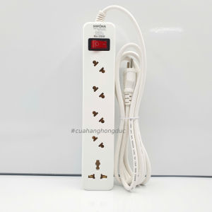 Ổ Cắm Điện 5 Lỗ Chéo 2200W 5A2 SOPOKA