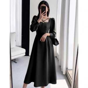 [FTMHN] Dress Nafisa / Dres Mewah / Gaun Pesta Kondangan Mewah / Dres Wanita Polos / Gaun Pesta Model Terbaru / Dress Terbaru / Pakaian Wanita Dewasa / Gaun Wanita