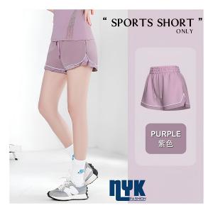 NYK Women 2 IN 1 Drawstring Elastic Mid Waist Sports Shorts With Pocket Ladies Workout Running Fitness Shorts Activewear Quick Dry Casual Breathable Short Pants
