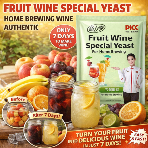Fruit Brewing Yeast Powder/Fermentation Yeast Premium Strains/Suitable For Homemade Fruit Wine/Home Use/Fruit Wine Enthusiasts
