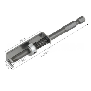 OWNNEW Alloy Steel Spring Positioning Drill Portable Safety Screw Fixation Anti Drop Screw Holder Bit High Quality SingleHand Operation Drill Bit for Electricians Mechanics DIY Power Tools