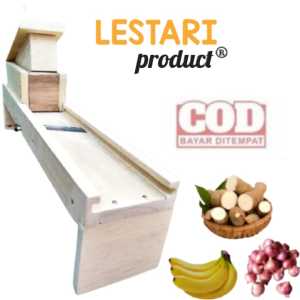 (COD) Parutan Multifungsi Serbaguna Alat Pembuat Keripik Singkon/Kentang/Ubi/Tempe Dan Bisa Mengiris Bawang Merah Model Kayu Tradisional
