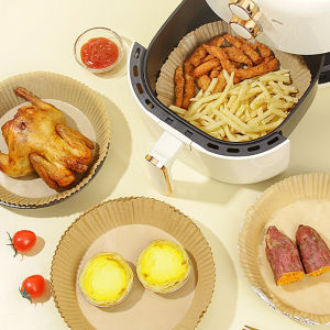 50/100 Tờ Giấy Đặc Biệt Cho Nồi Chiên Không Khí Giấy Chống Dầu Và Thấm Dầu Cho Đĩa Nướng Thịt Gia Dụng Tấm Lót Chảo Nhà Bếp Lò Nướng Thực Phẩm-HAUSE