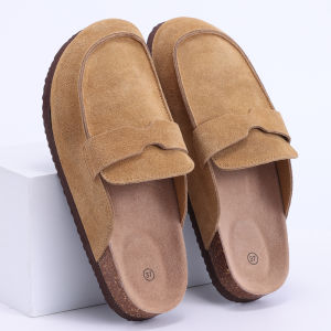 Comwarm Fashion Clogs Mules Slippers For Women Soft Insole Cork Women Clogs With Arch Support Outdoor Classic Men Beach Shoes