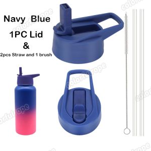 Lid with Straw for Wide Mouth Bottle Cover Silicone Boot Compatible with Tumbler HydroFlask Accessories