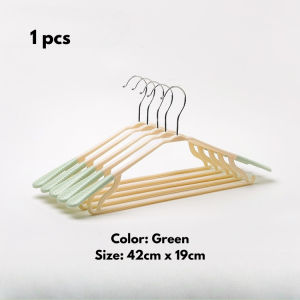 EZYLITTLES 1pc Hangers Anti Slip Rubber Coted Hanger Household Holder Baju Penyangkut Tudung