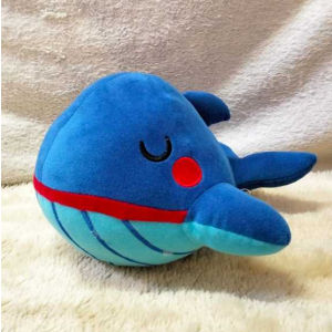 Boneka Paus BTS Biru Ukuran M