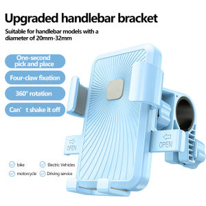 Motorcycle Phone Holder Adjustable waterproof shock proof 360° rotatable motorcycle phone holder stabilizer for Bicycle / Electric Bicycle / Motorcycle