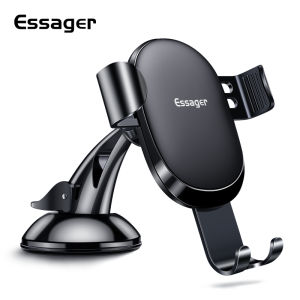 Essager Gravity Car Phone Holder Compatible with iPhone 12 11 Samsung Universal Holder For Phone in Car Suction Cup Cell Stand