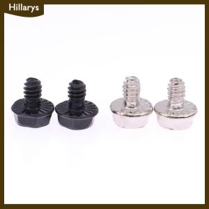 [Hillarys] 100Pcs Toothed Hex Computer PC Case Hard Drive Motherboard Mounting Screws For Motherboard PC Case CD-ROM Hard Disk