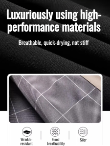 Dads business casual jacket mens standup collar spring and fall jacket tops