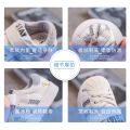 Children's sports shoes in the spring and autumn of 2022, the new girls' soft-soled shell head small white shoes, boys' casual shoes and baby shoes.. 