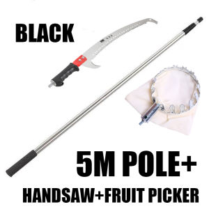 7.5meters Telescopic high branch shear saw handsaw Fruit picker Gardening pruning Gergaji pokok