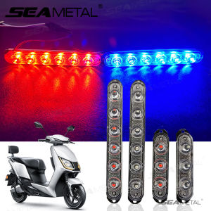 BLALION 2pcs LED Strobe Warning Lights Strobe Grille Flashing Lightbar Truck Van Off-road Car Beacon Lamp Traffic Lights 12V 24V