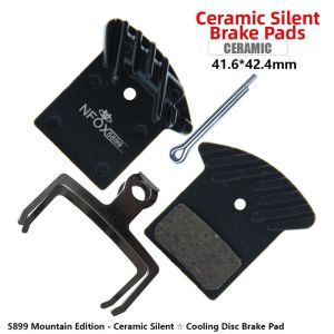 LUMIYA 1set Black Four Piston 10 Styles Metal Hydraulic Brake Disc Brake Radiator High Quality Disc Brake Pad for Scooter Electric Vehicle