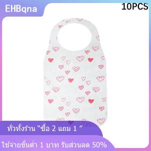 [COD] EHBqna KITCHEN ผ้ากันเปื้อนแบบใช้แล้วทิ้ง10ชิ้นสำหรับหม้อไฟกันคราบน้ำมันกันเปื้อนสำหรับผู้ใหญ่ผ้ากันเปื้อนแบบพกพาสำหรับทำอาหารทำอาหาร