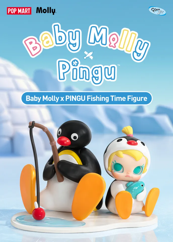 POP MART BABY MOLLY × PINGU Fishing Time Figure | Lazada Singapore