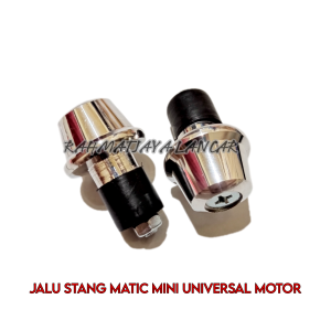 TUTUP STANG MOTOR / JALU STANG MOTOR MODEL MATIC MINI UNIVERSAL MOTOR WARNA CHROME
