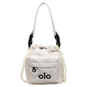 alo Crossbody bag womens handbag bucket bag fashionable and lightweight shoulder bag drawstring closure phone bag small crossbody bag