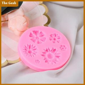 [The Gesh] 3D Sunflower Flower Petals Embossed Silicone Mold Fondant Cake Decor Tool