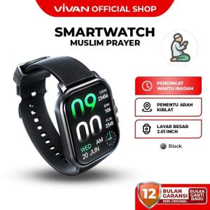 VIVAN VWF18 Smartwatch AI 1.85" Display Notification Bluetooth Call IP68 Jam Tangan Pria wanita Olahraga fitness Waterproof VWY27 - VWF16 - VWYG2 - VWYS1 - VWF19S