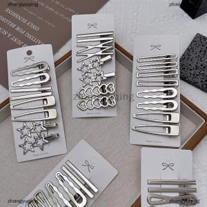 [COD] zhangyuqing 8pcs Girl Hair Pins Metal Duckbill Clip Women Hair Clips Side Bangs Female Ladies Barrettes Hair Accessories